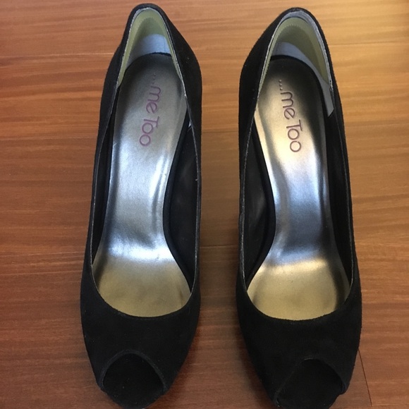 Me Too Suede Janella Peep Toe Heel - Picture 3 of 7